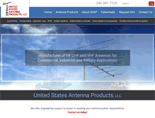 Tablet Screenshot of antennas.usantennaproducts.com